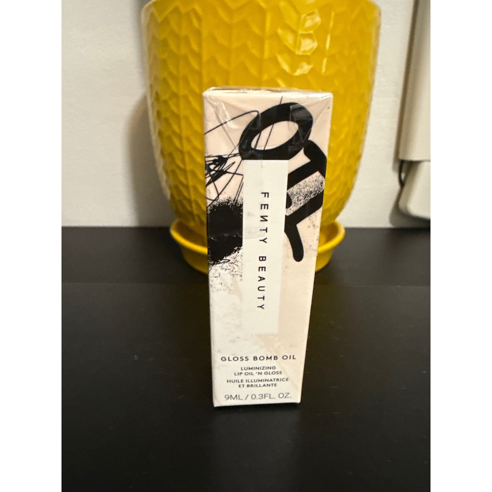 Fenty Beauty Gloss Bomb Oil Luminizing Lip Oil Superfine Sugar 07 9ml 0.3oz NIB